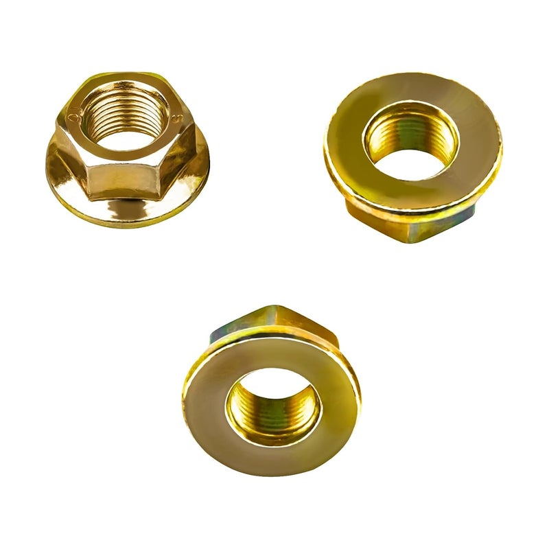 CLSR2U Store Hex Flange Nut Fit for Cub Spindle -712-0417 Blade Nuts Fit for Cub LT1040 LT1042 LT1046 Mower Deck Spindles, Spindle Nut Fit for MTD Craftsman Troy Bilt Mower, Replaces 912-0417A (3 Pack) - Image 5